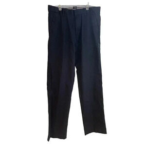 TAILORED GAP KHAKIS DARK BLUE 32X36 RELAXED FIT DRESS PANT